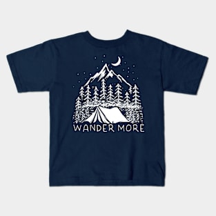 wander more Kids T-Shirt